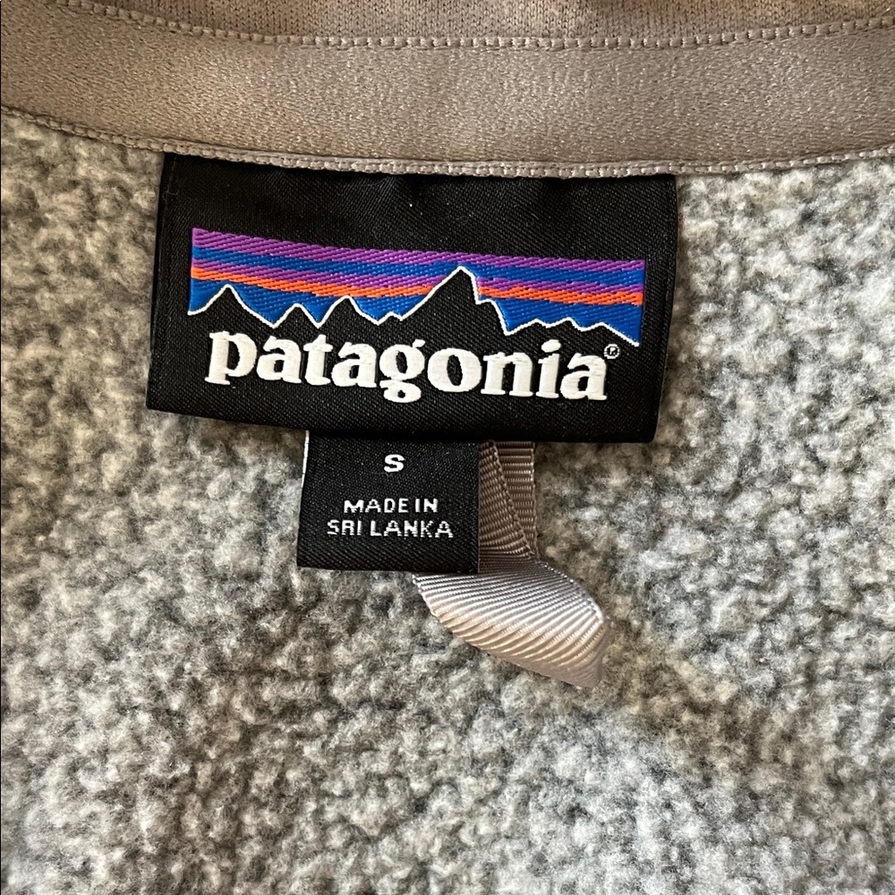 Patagonia Women’s Heather Gray Fleece Pullover Size Small - Picture 2 of 6